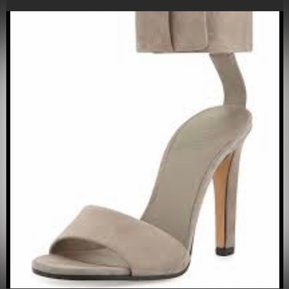 Vince Suede Ankle Strap Sandals 6.5/ 37